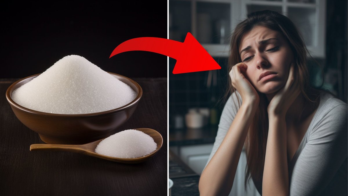 Att äta för mycket socker är dåligt för hälsan.